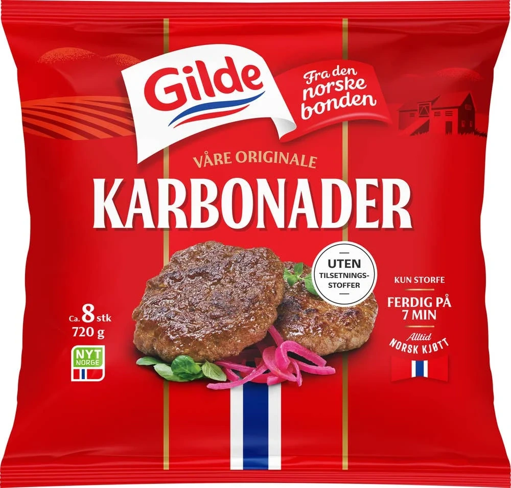Karbonader 720g Enh