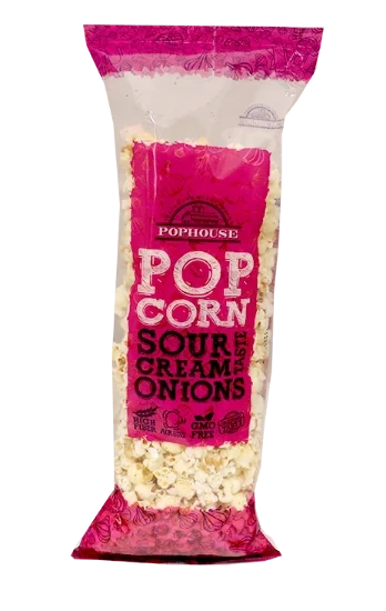 Popcorn M/Rømme & løk 150g