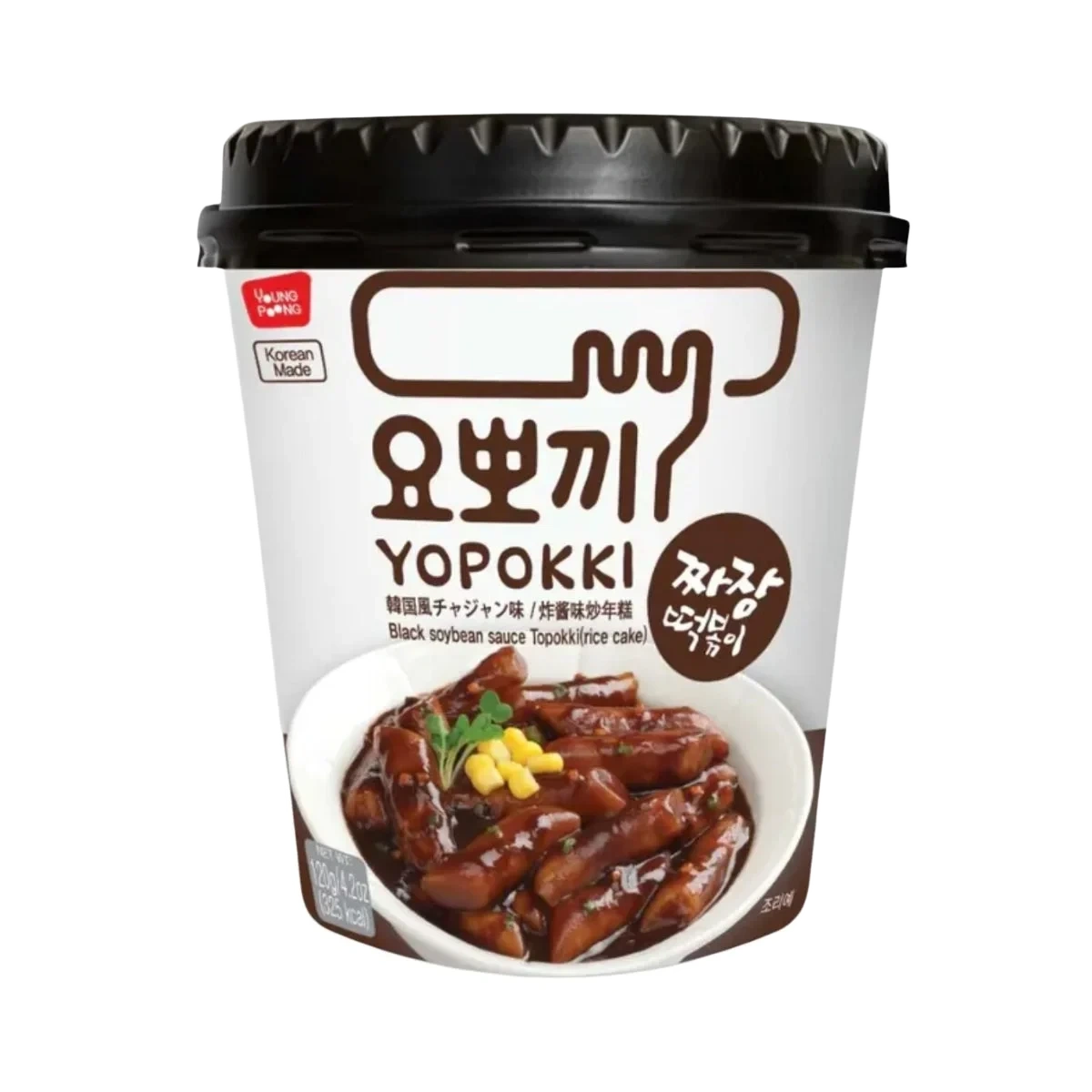 Inst Black Soybean Topokki Cup