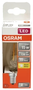 Led cl B 15 Klar E14