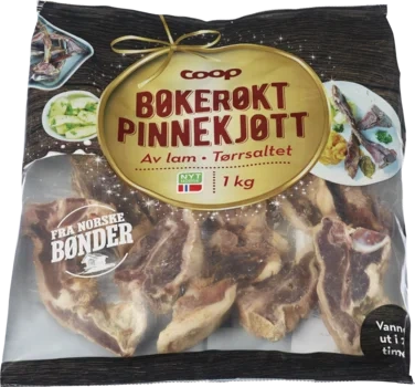 Coop Lam Pinnekjøtt Røkt 1kg