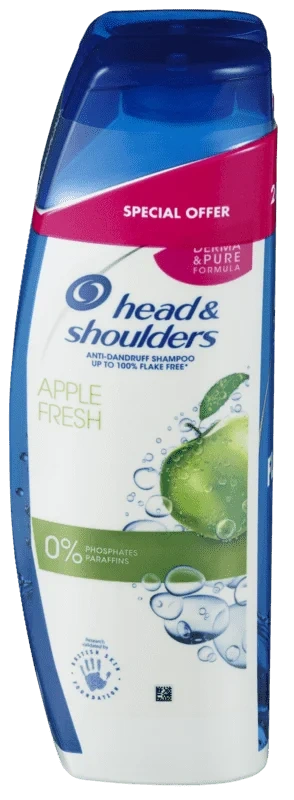 Head & Shoulders Shampoo Apple Fresh 2x280ml