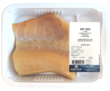 Torskefilet Røkt m/Skinn 400g