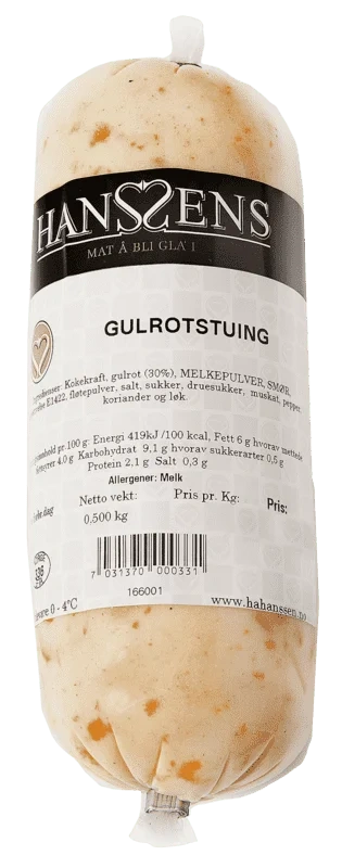 Gulrotstuing Snabb 500g Hanssens
