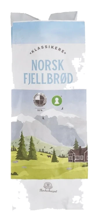 Norsk Fjellbrød 750g Bakehuset Ikke Kuttet