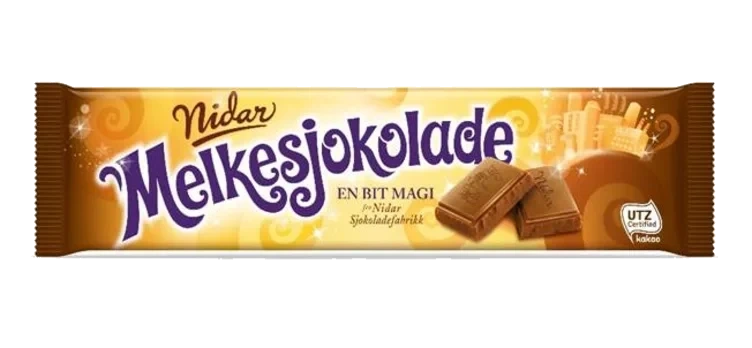 Melkesjokolade 180g Nidar