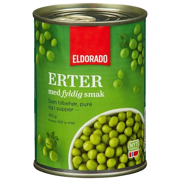 Erter Husholdning 410g Eldorado
