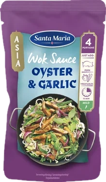 Asian Wok Oyster&Garlic 150g St.Maria
