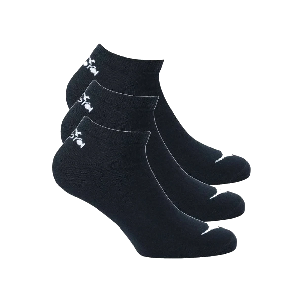 Ankelsokker 3pk sort (35-38)