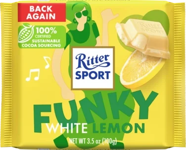Ritter Sport Funky White Lemon 100g