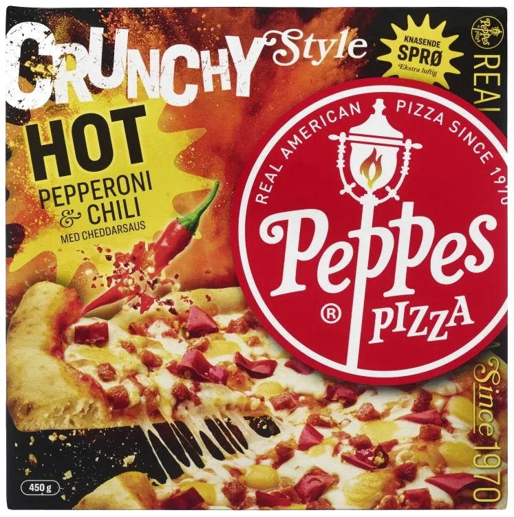 Peppes Pizza Hot Pepperoni&Chili 450g
