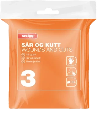 Innholdspose 3-sår og Kutt