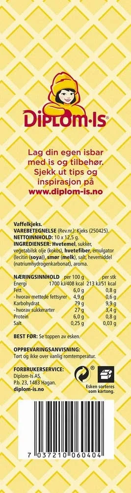 Sprø vaffelkjeks