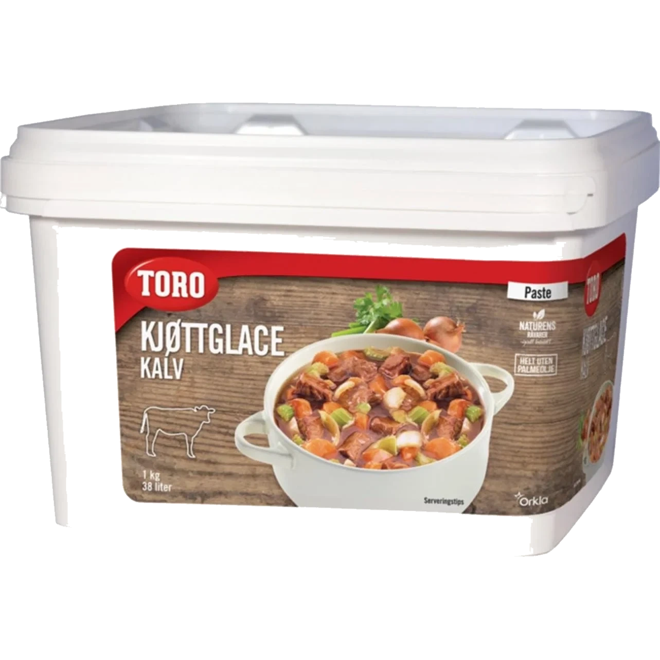 Kjøttglace Kalv-Lys Pastøs 37l 1kg
