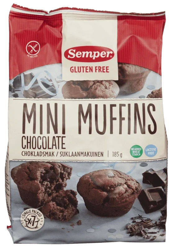 Semper Sjokomuffins Glutenfri 6stk