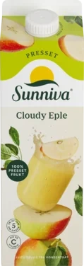 Eplejuice Presset Cloudy 1l Sunniva
