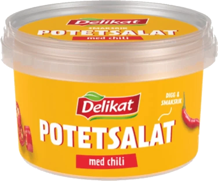 Potetsalat Chili 200g Delikat