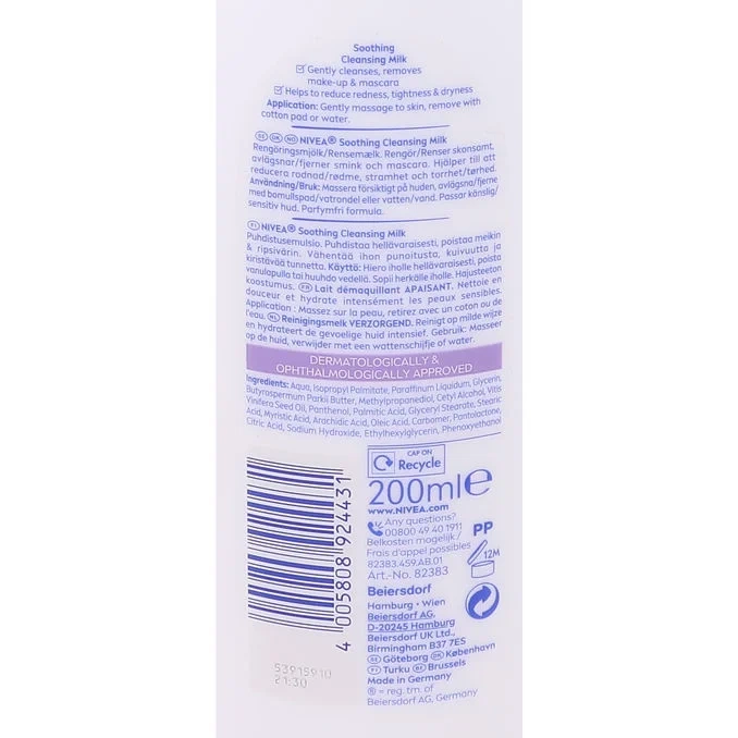 Ansiktsrengöring Soothing Milk