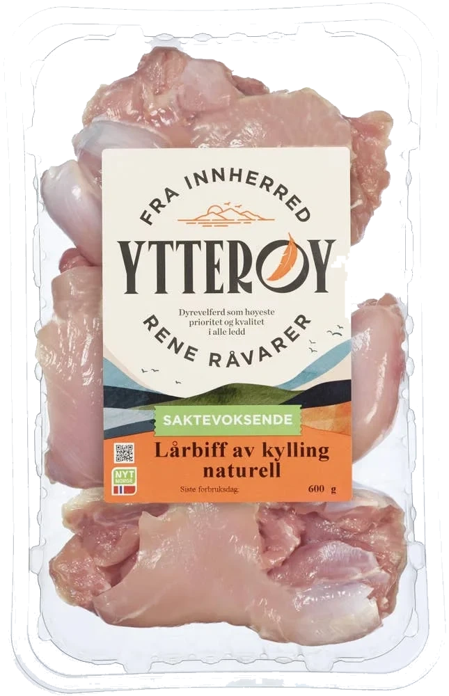 Lårbiff av kylling naturell