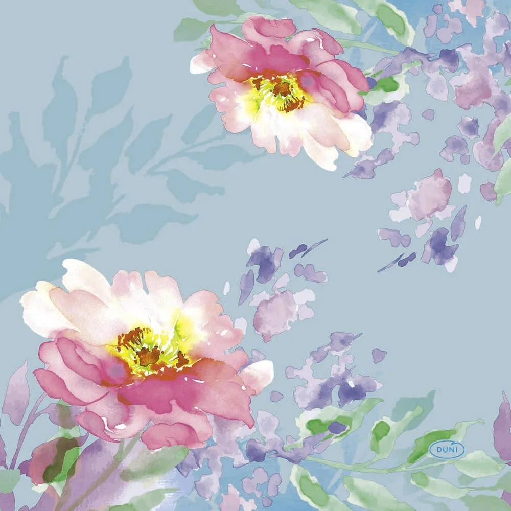 Servett Flowy Floral 3-lags 33x33cm