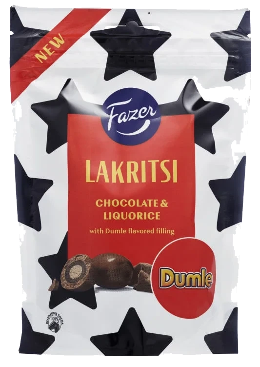 Dumle Lakris Sjokolade 135g Fazer