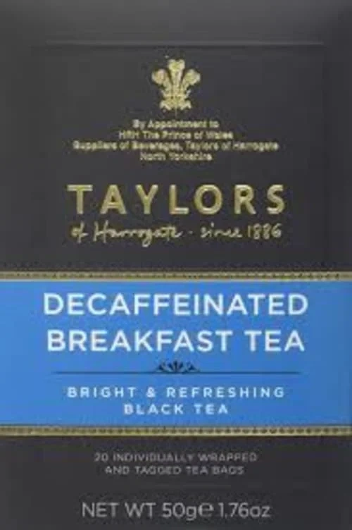 Taylors Of Harrogate Decaffeinated Breakfast Black Tea