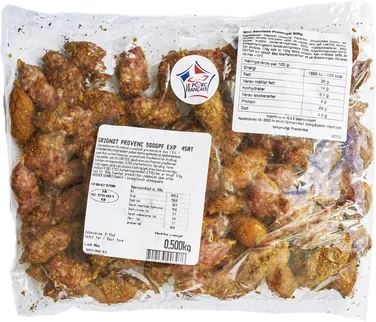 Mini Spekepølser, Saucisse Provencale, 500g