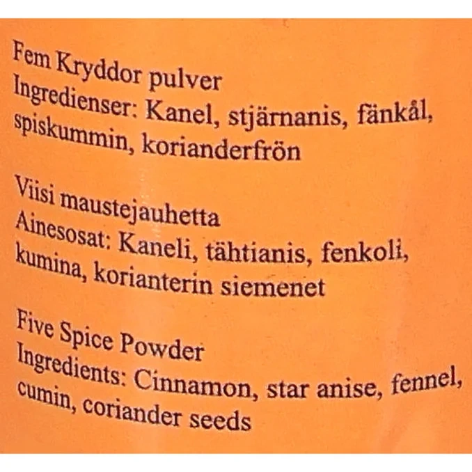 Femkryddor Pulver