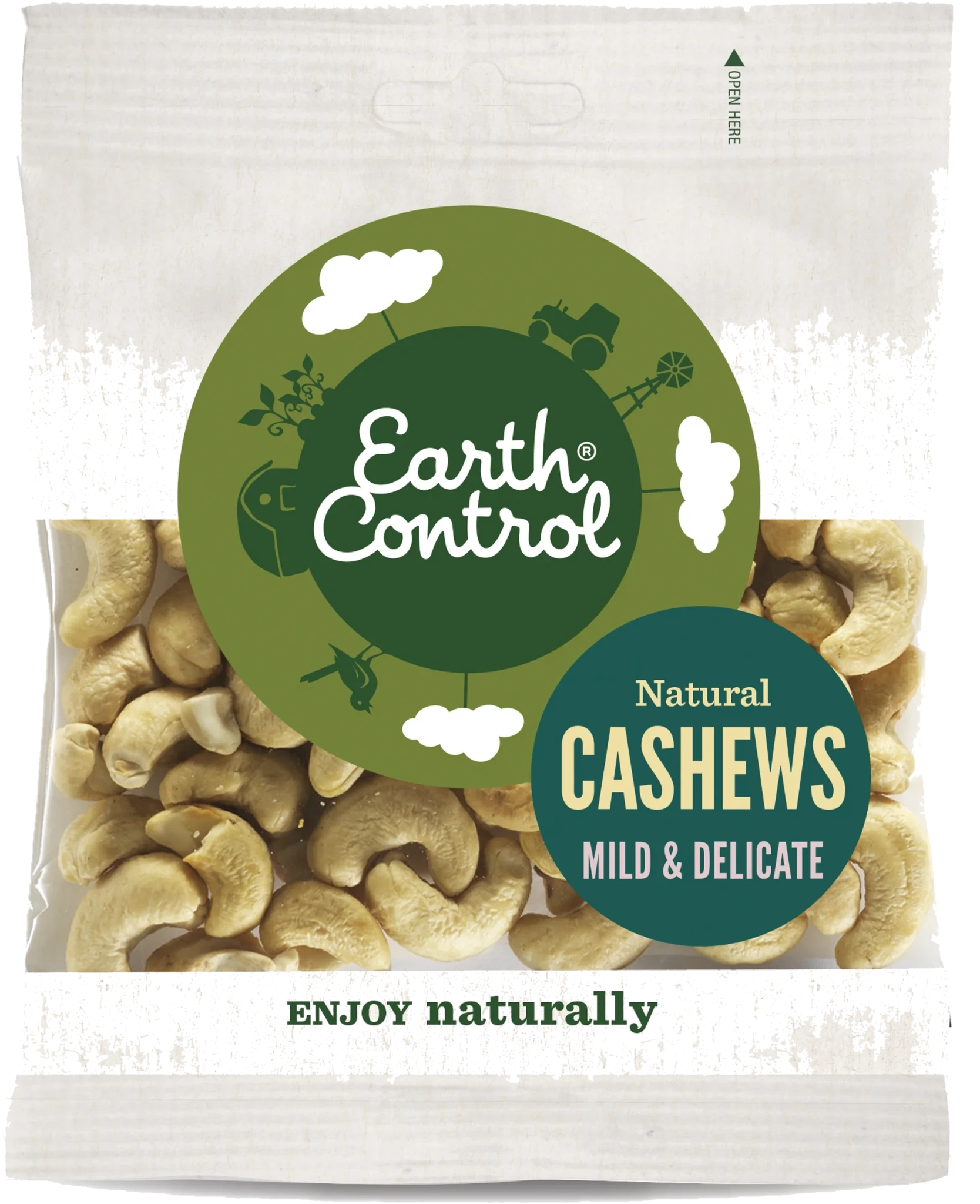 Earth Control Cashewnøtter 80g