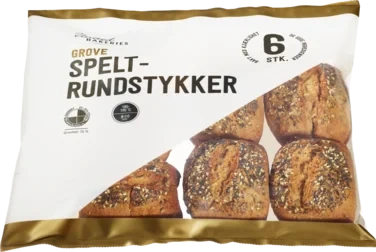 Grove Speltrundstykker 6pk - Fk