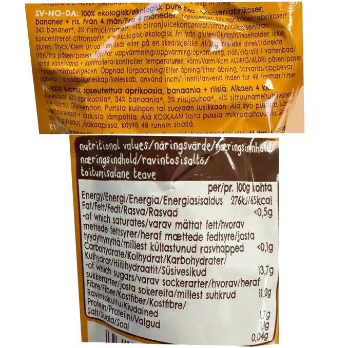 Klämmis Frukt & Ris 7-pack