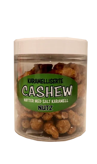 Karamelliserte Cashewnøtter 260g