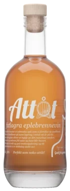 Attåt Fatlagra Eplebrennevin 50cl Flaske 38%