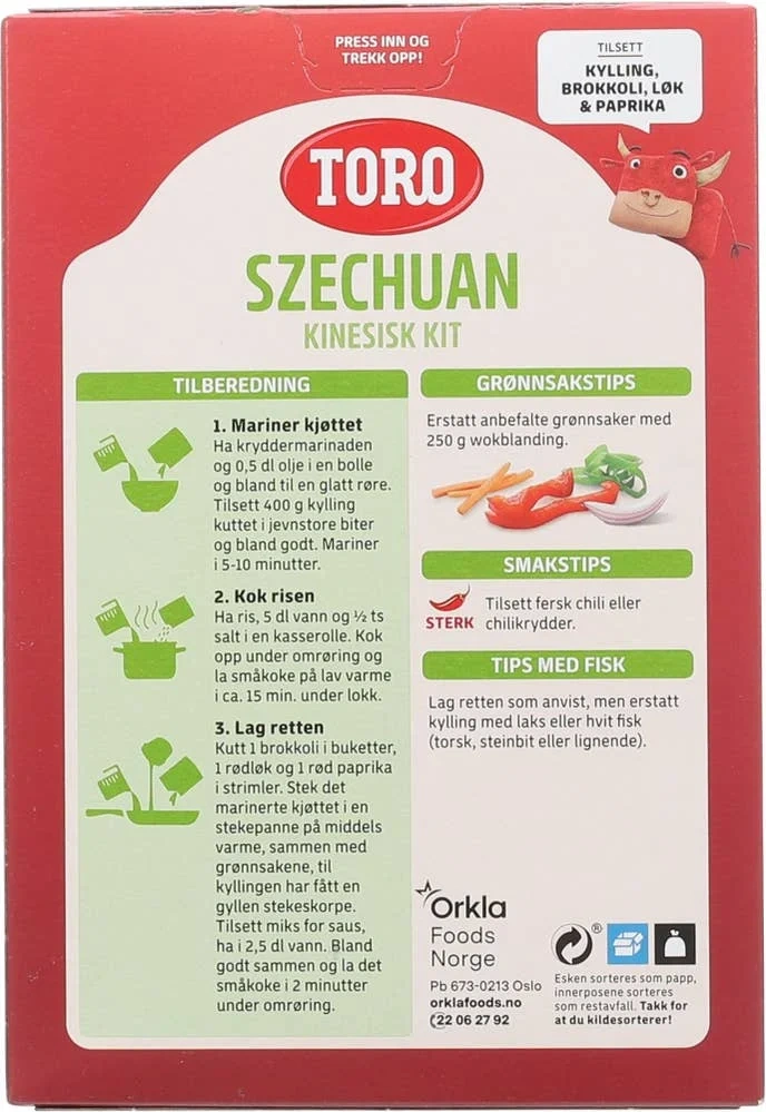 Szechuan kinesisk kit