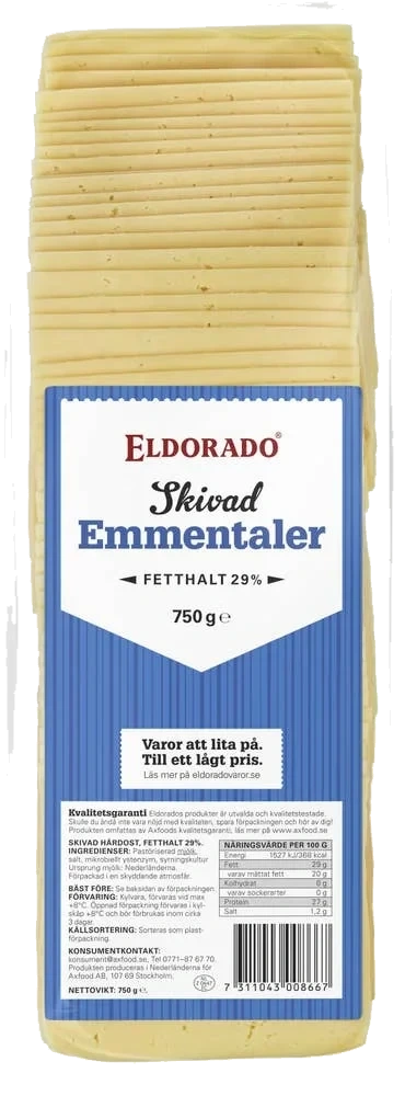 Emmentaler Skivad 29%