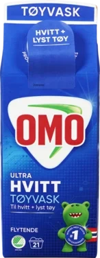 Omo Ultra Hvitt Tøyvask Kartong 750ml