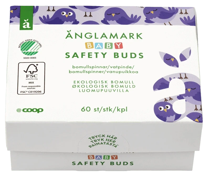 Baby safety cotton buds