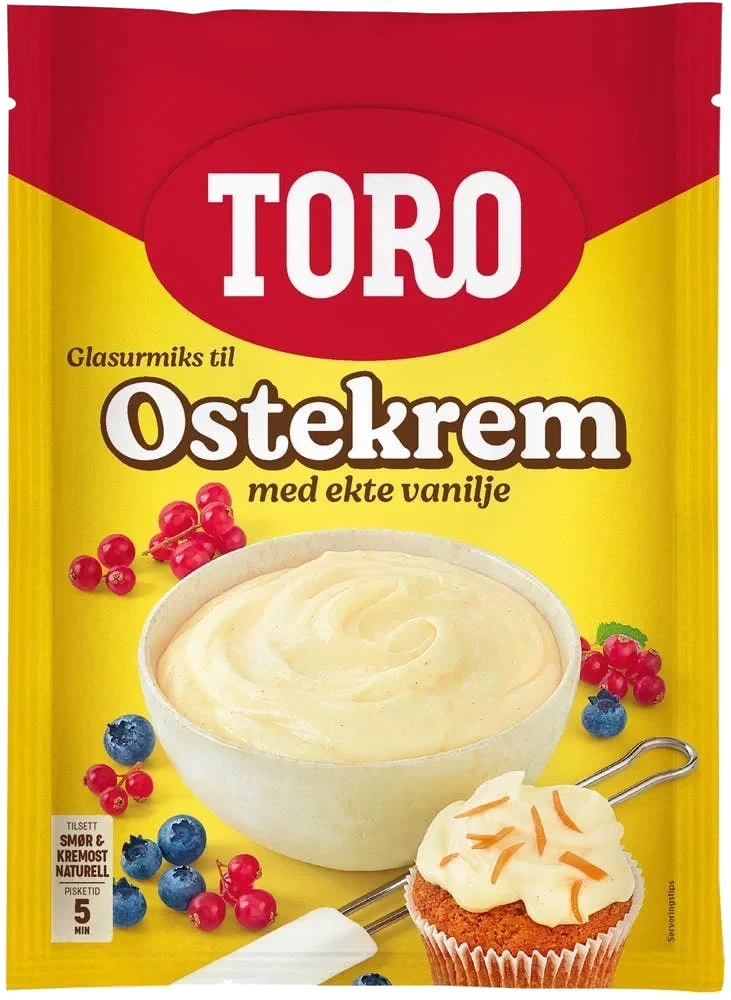 Glasurmiks til ostekrem