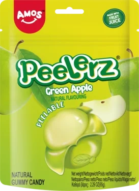 Peelerz Gummy Eple 65g Amos