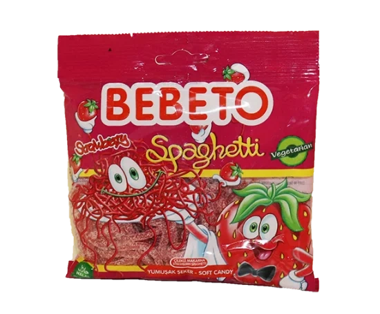 Bebeto Spaghetti Strawberry 80g