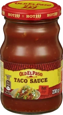 Taco Sauce Hot 230g Old El Paso