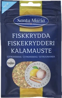 Fiskekrydder Sitron 21g Santa Maria