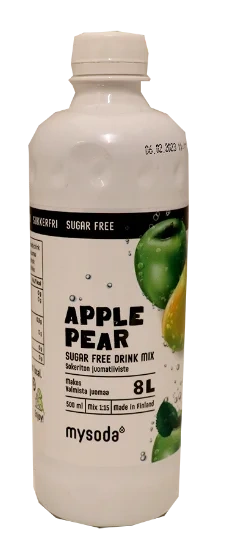 Mysoda Eple-Pære Sukkerfri 0,5l