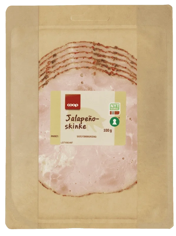 Coop Gourmet Jalapeñoskinke 100g