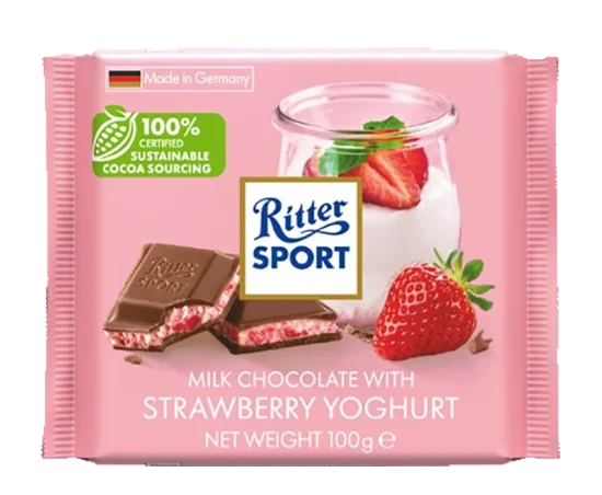 Ritter Sport Strawberry Yoghurt 100g