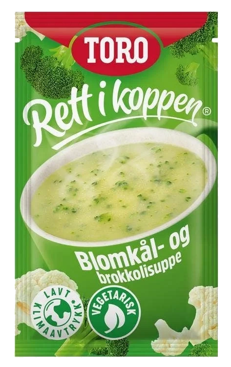 Blomkål- og brokkolisuppe