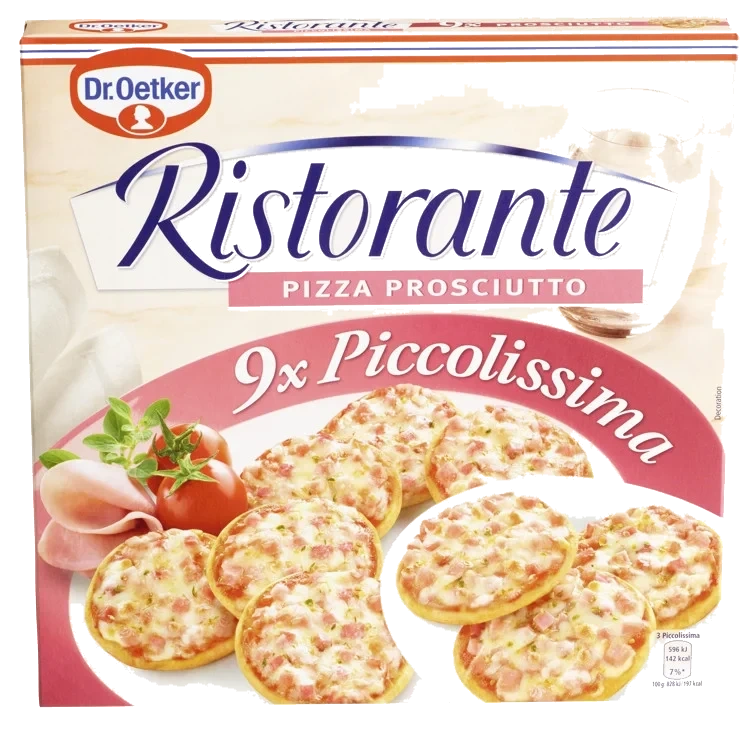 Ristorante Pizza Prosciutto Piccolissima 9stk