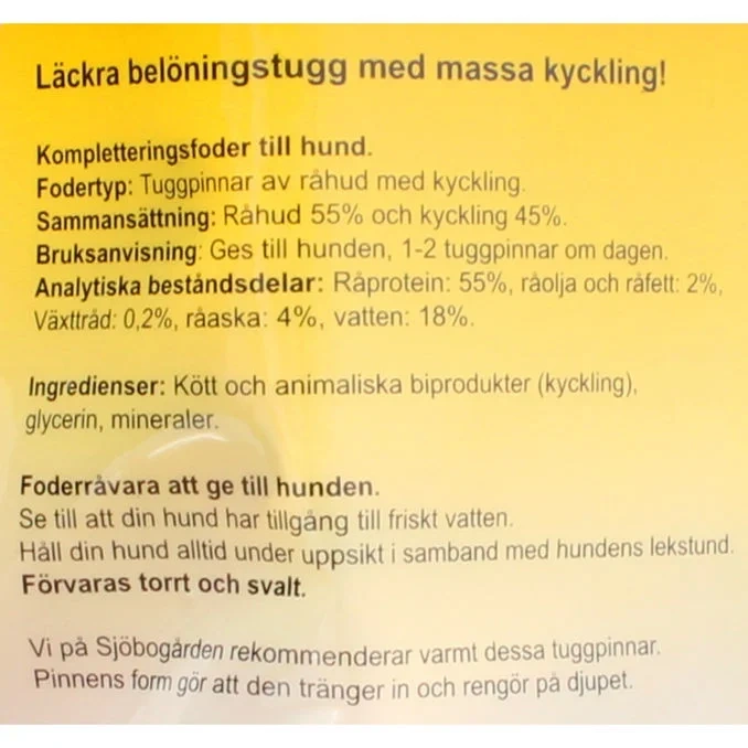 Tuggpinnar Kyckling XXL 40-pack