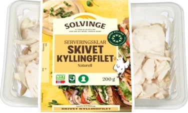 Skivet Kyllingfilet Naturell 200g