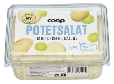 Coop Potetsalat Creme Fraiche 400g